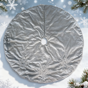 48 inch christmas tree skirt large reindeer red xmas tree mat, double layer soft non woven with rabbit hair for indoor outdoor winter decorations & party decoration (copy)